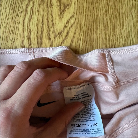 Nike women’s light pink/ peach golf tennis skort skirt pickleball shorts sz XL - Picture 6 of 8